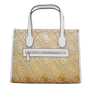 New Borsa shopper con effetto intrecciato, manici e tracolla regolabile Donna Borse A Mano
