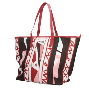 New Borsa Tote Summer Time con chiusura zip Donna Borse Mare