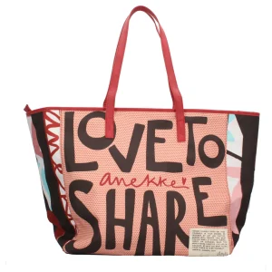 New Borsa Tote Summer Time con chiusura zip Donna Borse Mare