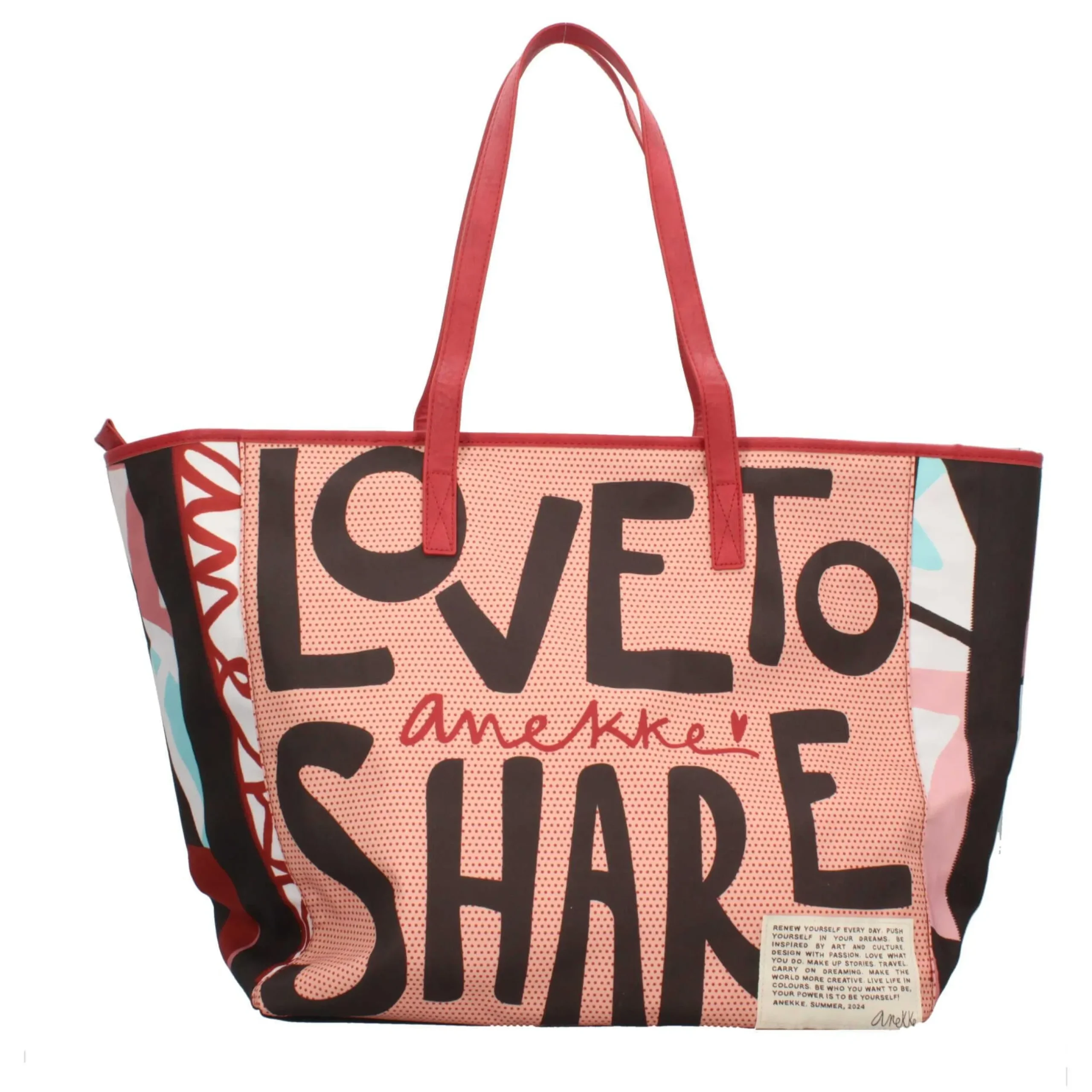 borsa_tote_anekke_summer__3.webp New Borsa Tote Summer Time con chiusura zip Donna Borse Mare