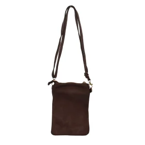 Outlet Borse a tracolla in vera pelle con chiusura con bottoncino Donna Borse A Tracolla