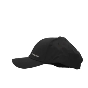 Hot Cappellino Nero con Lettering Metallico Uomo Cappelli
