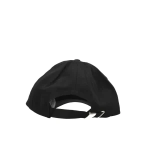 Hot Cappellino Nero con Lettering Metallico Uomo Cappelli