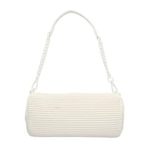 New Cilindro Charme Rocco Barocco con Texture Rigata Donna Borse A Tracolla