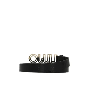 Sale Cintura Donna con Fibbia Logo in Metallo Donna Cinture