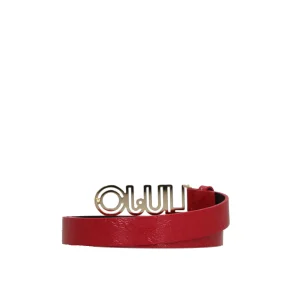 Sale Cintura Donna con Fibbia Logo in Metallo Donna Cinture