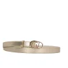 Clearance Cintura Elegante Sottile in Pelle con Fibbia Decorativa per Donna Donna Cinture