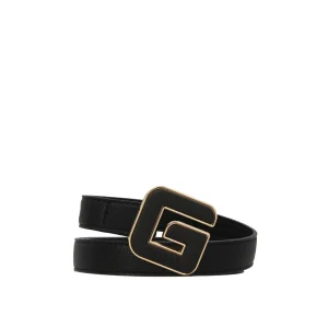Outlet Cintura in ecopelle con fibia con logo Donna Cinture