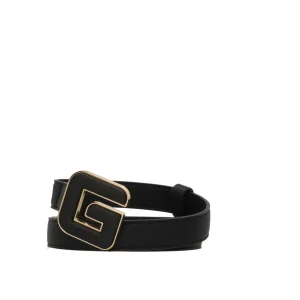 Outlet Cintura in ecopelle con fibia con logo Donna Cinture
