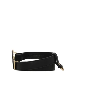 Outlet Cintura in ecopelle con fibia con logo Donna Cinture