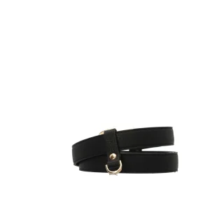 Outlet Cintura in ecopelle con fibia con logo Donna Cinture