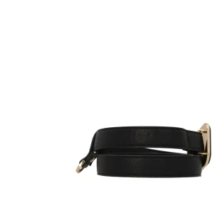 Outlet Cintura in ecopelle con fibia con logo Donna Cinture