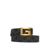 Outlet Cintura Monogram con Fibbia Rettangolare Dorata Donna Cinture