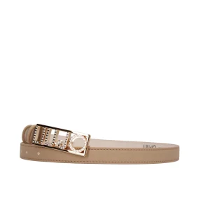 Clearance Eleganza senza Tempo: Cintura Classica con Fibbia Monogramma Donna Cinture