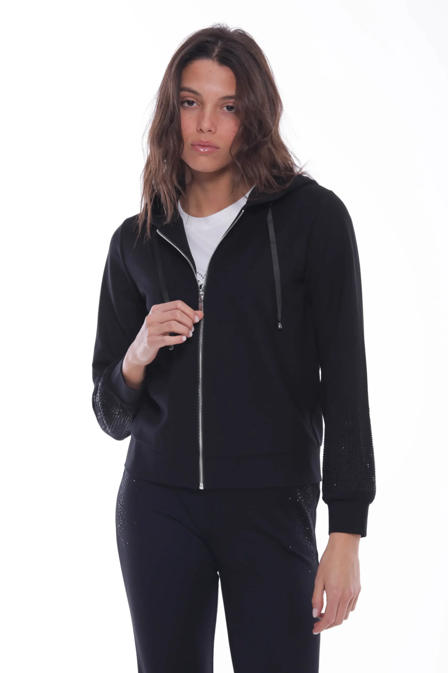 felpa_con_zip_e_strass_mi_2.webp New Felpa con zip e strass Mimi Mua Donna Felpe