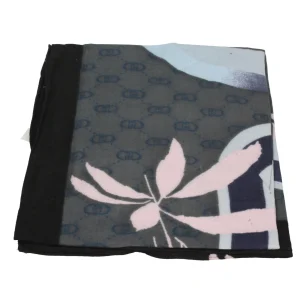 Clearance Foulard in Viscosa con Stampa Fantasia Donna Foulard E Sciarpe