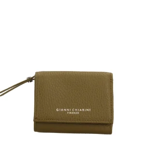 Outlet Compact Wallet - Portafoglio Compatto in Pelle Grana Donna Portafogli