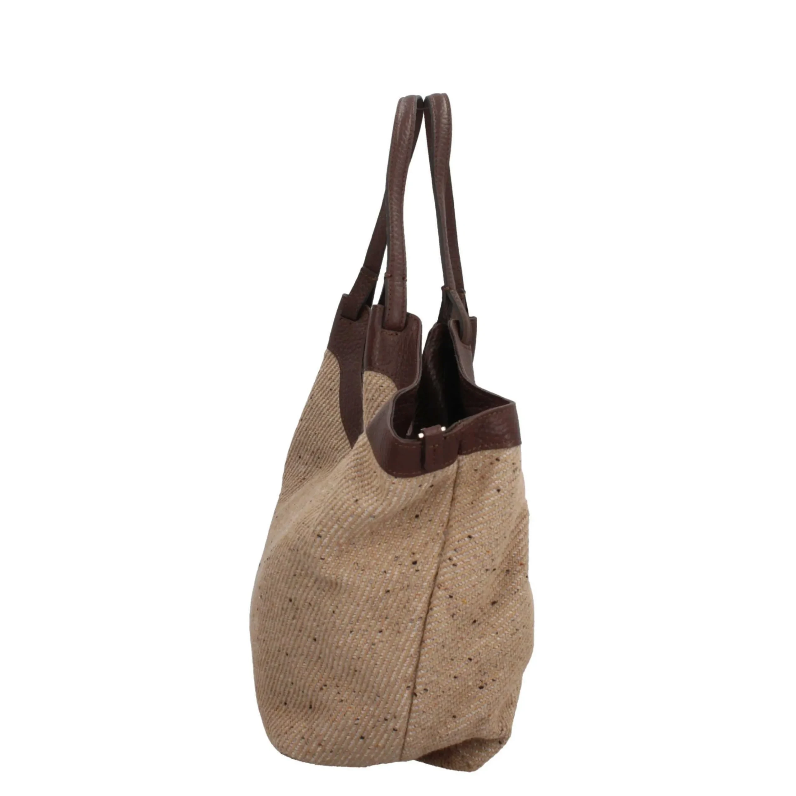 gianni_chiarini_dua__bors_4.webp Hot Dua - Borsa Iconica in Tessuto di Lana con Manici in Pelle Donna Borse A Spalla