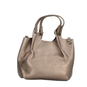 Discount Dua Mini Hobo Bag Iconica in Pelle Maxi-Grain con Tracolla Donna Borse A Spalla