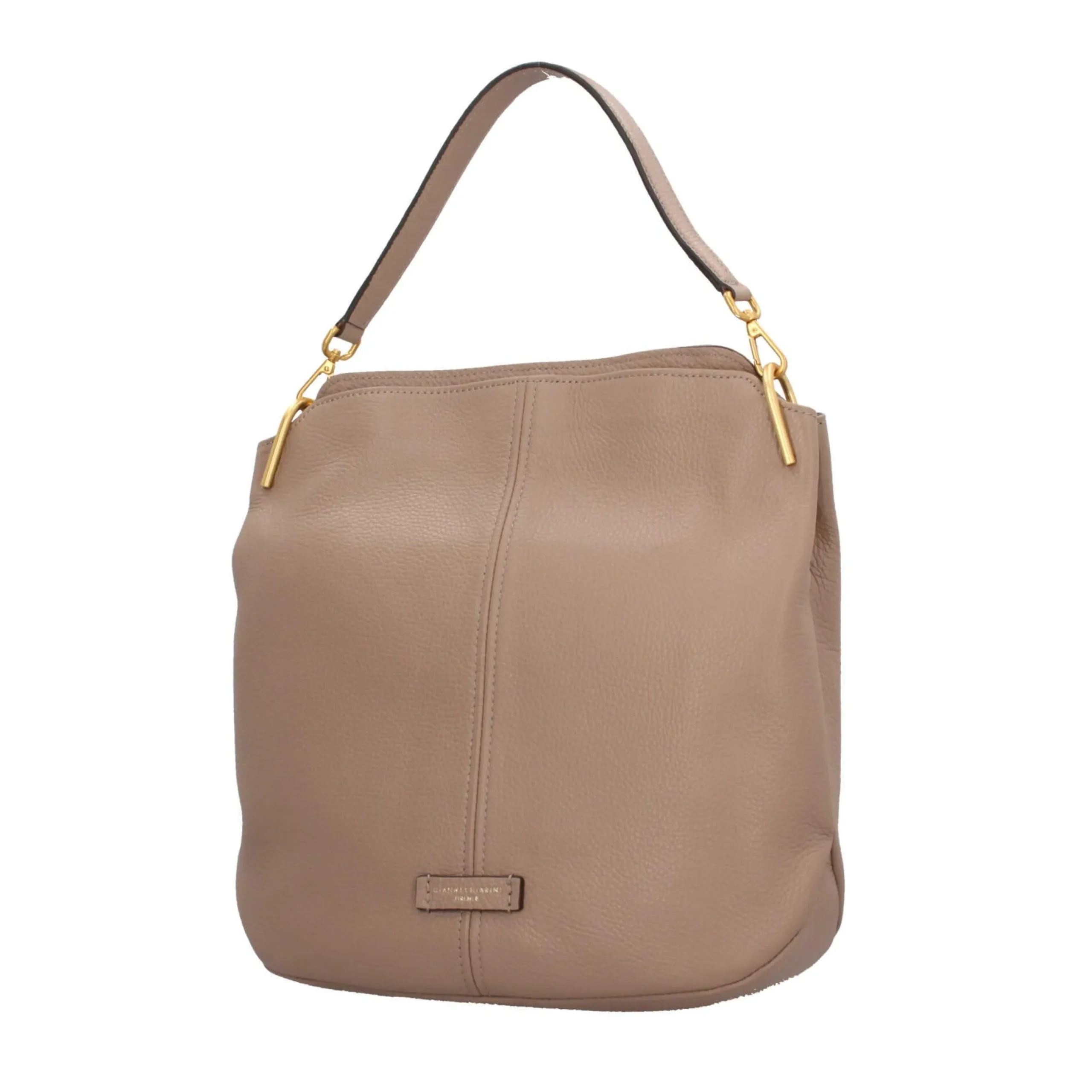 gianni_chiarini_leila_hob_1.webp New Leila Hobo Bag in Pelle Martellata con Dettagli Luminosi Donna Borse A Spalla