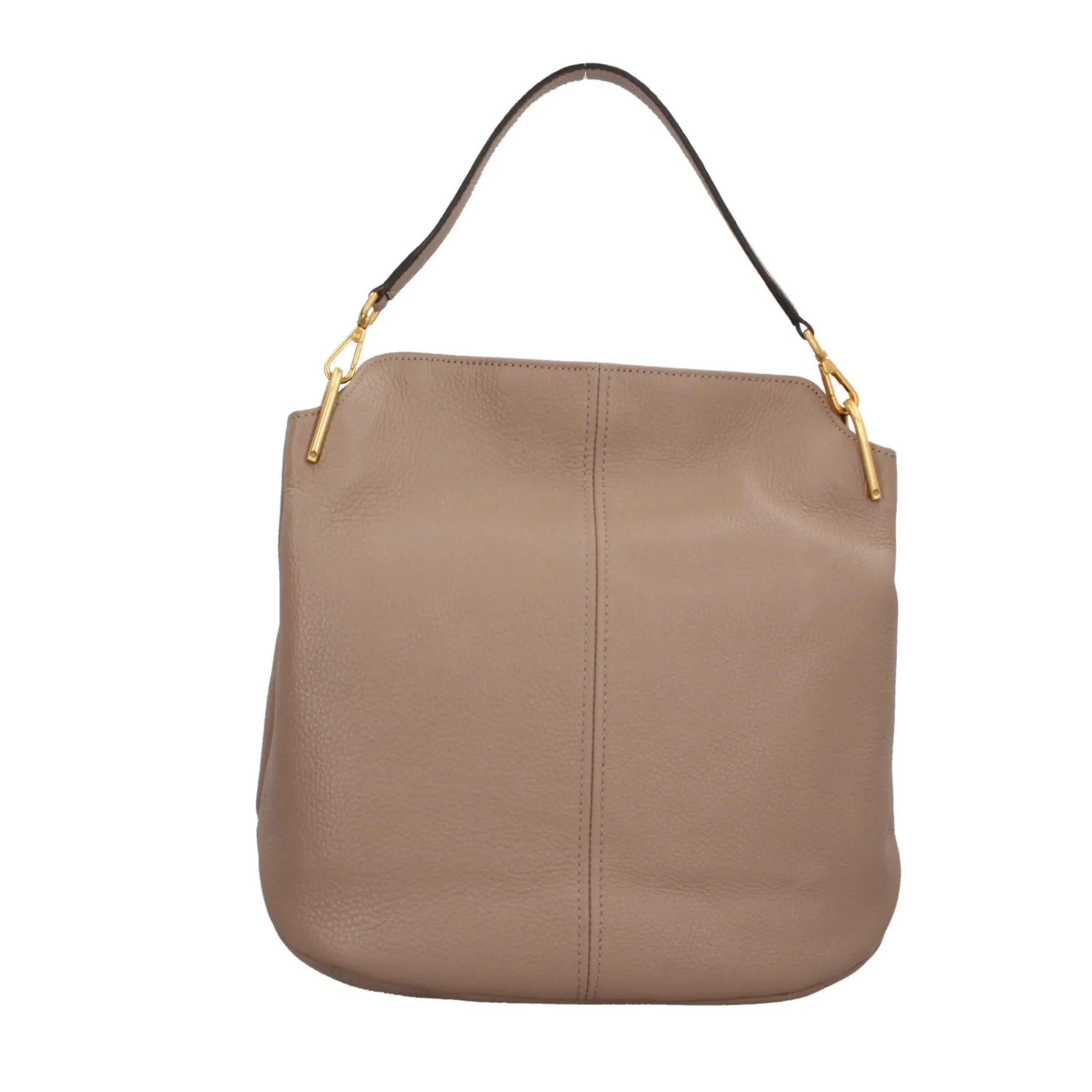 gianni_chiarini_leila_hob_3.webp New Leila Hobo Bag in Pelle Martellata con Dettagli Luminosi Donna Borse A Spalla