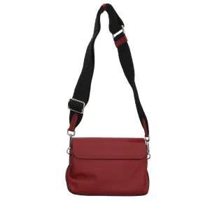 Hot Minerva - Borsa a Tracolla in Pelle Maxi-Grain con Chiusura Magnetica Donna Borse A Tracolla