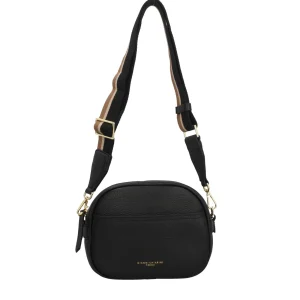 Clearance Nina Borsa a Tracolla in Pelle Martellata con Tracolla Regolabile Donna Borse A Tracolla