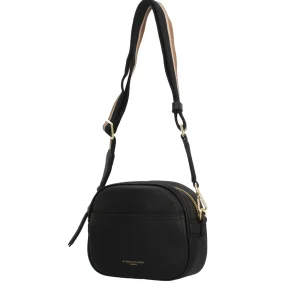 Clearance Nina Borsa a Tracolla in Pelle Martellata con Tracolla Regolabile Donna Borse A Tracolla