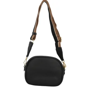 Clearance Nina Borsa a Tracolla in Pelle Martellata con Tracolla Regolabile Donna Borse A Tracolla