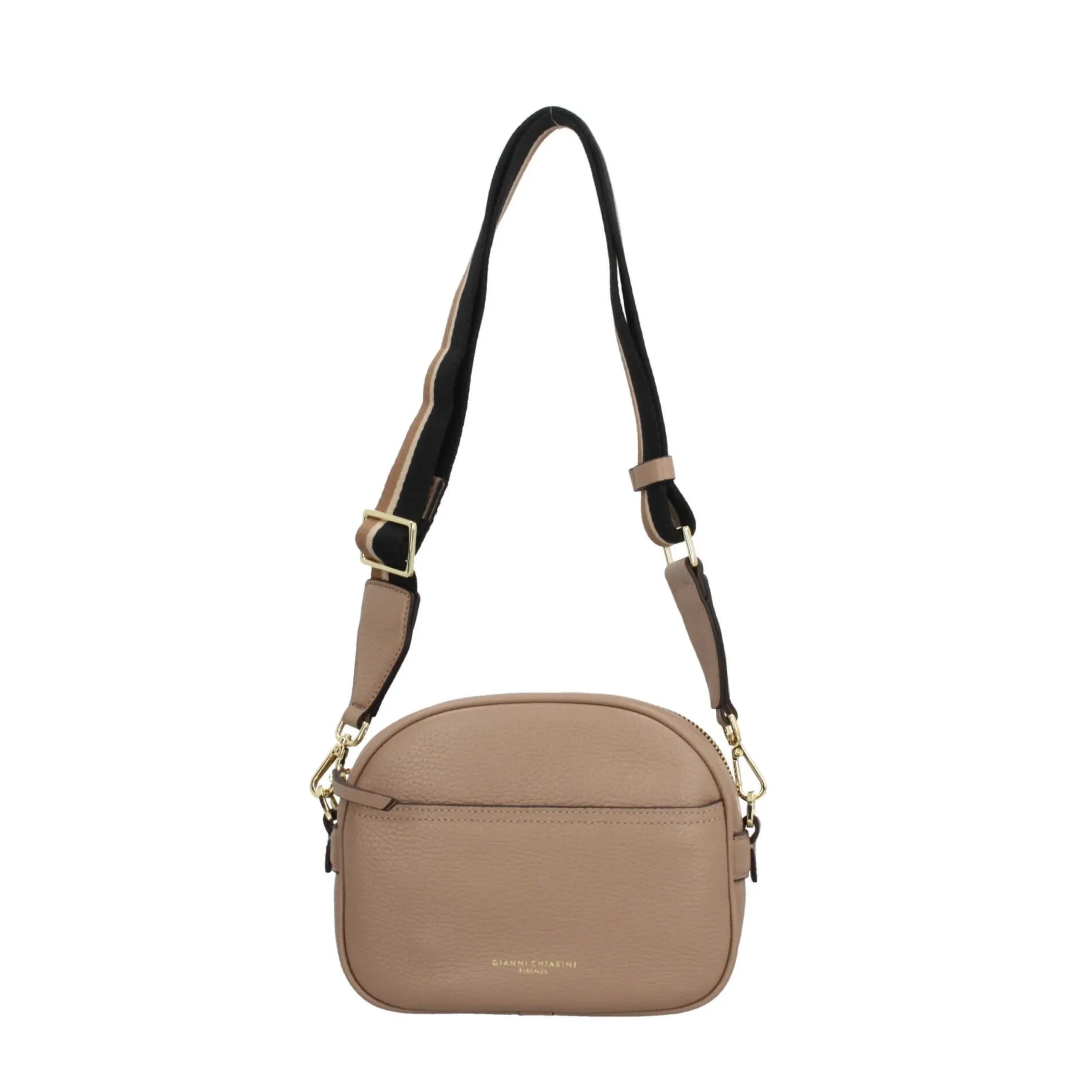 gianni_chiarini_nina_bors_5.webp Clearance Nina Borsa a Tracolla in Pelle Martellata con Tracolla Regolabile Donna Borse A Tracolla