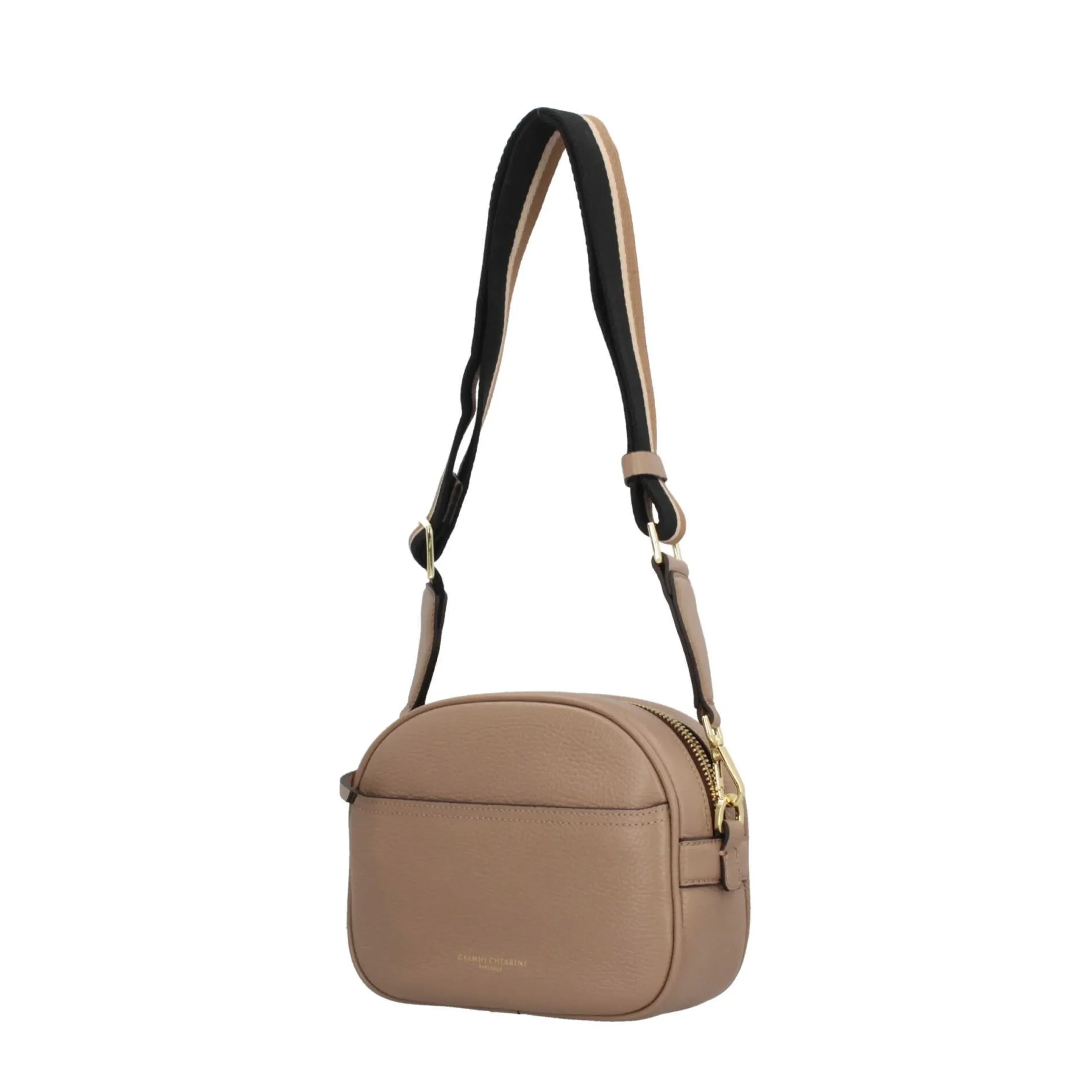 gianni_chiarini_nina_bors_6.webp Clearance Nina Borsa a Tracolla in Pelle Martellata con Tracolla Regolabile Donna Borse A Tracolla