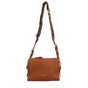 Clearance Olly Borsa a Tracolla Sportiva in Pelle Martellata con Dettagli Moderni Donna Borse A Tracolla