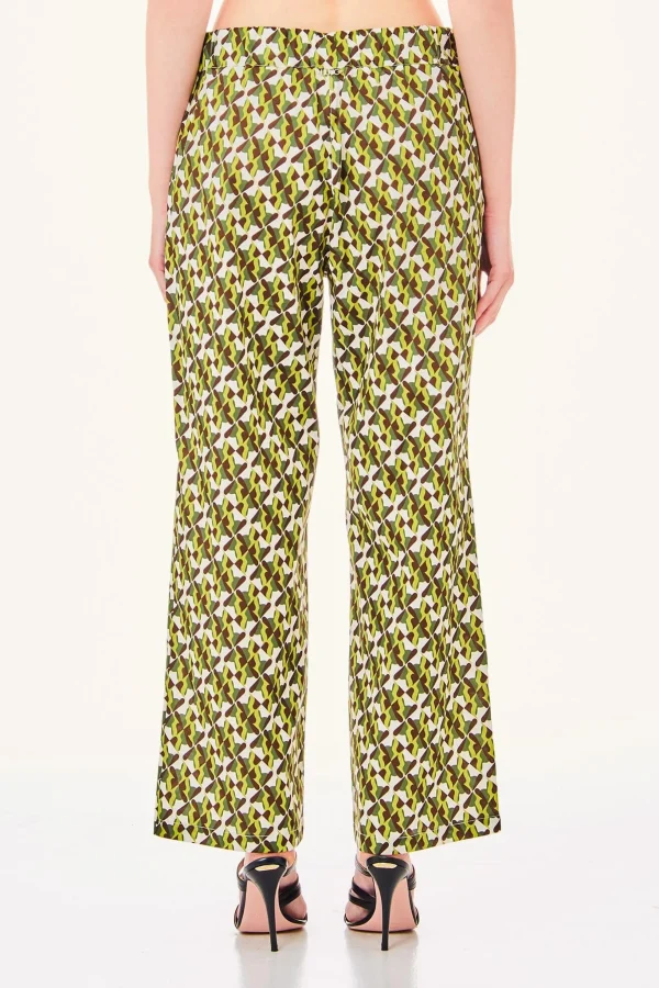 Clearance Pantalone con Fantasia geomentrica Donna Pantaloni