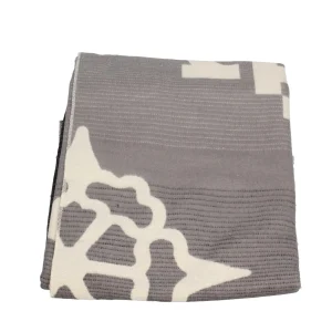New Maxi Sciarpa con Motivo Animalier e Frange Decorative Donna Foulard E Sciarpe