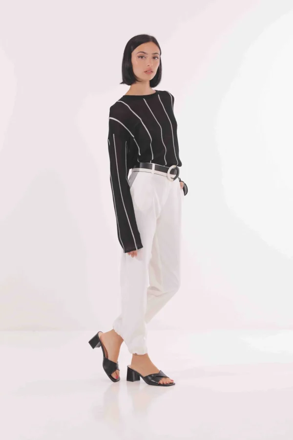 Discount Pantalone Cargo Mimì Muà dal Design Avanguardista Donna Pantaloni