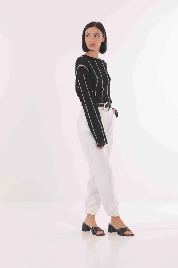 Discount Pantalone Cargo Mimì Muà dal Design Avanguardista Donna Pantaloni