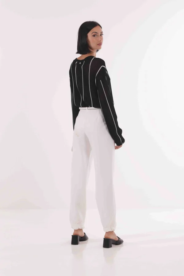 Discount Pantalone Cargo Mimì Muà dal Design Avanguardista Donna Pantaloni
