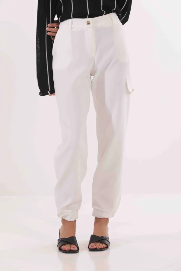 Discount Pantalone Cargo Mimì Muà dal Design Avanguardista Donna Pantaloni