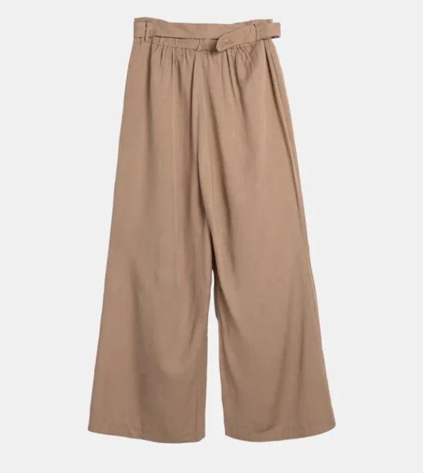 Fashion Pantalone palazzo con cintura e vestibilità ampia Donna Pantaloni