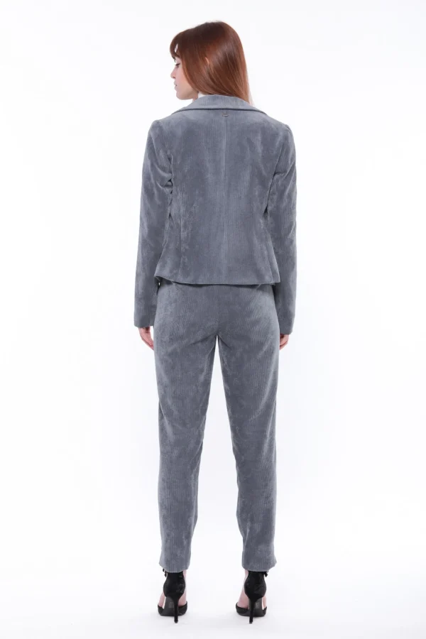 Best Pantalone sigaretta in velluto Mimi Mua con elastico Donna Pantaloni