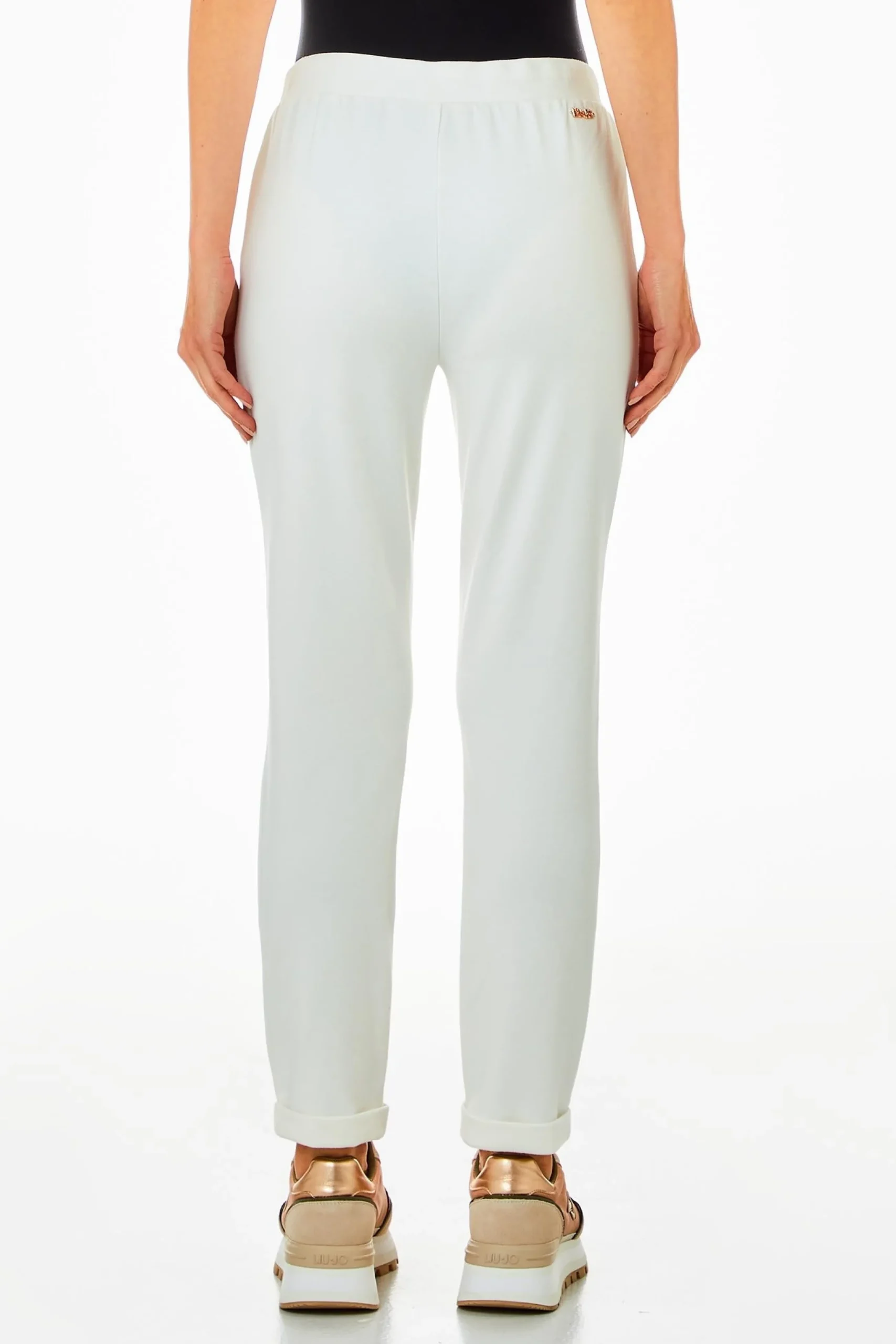 pantaloni_jogger_con_band_3.webp Outlet Pantaloni jogger con bande laterali logate di Donna Pantaloni