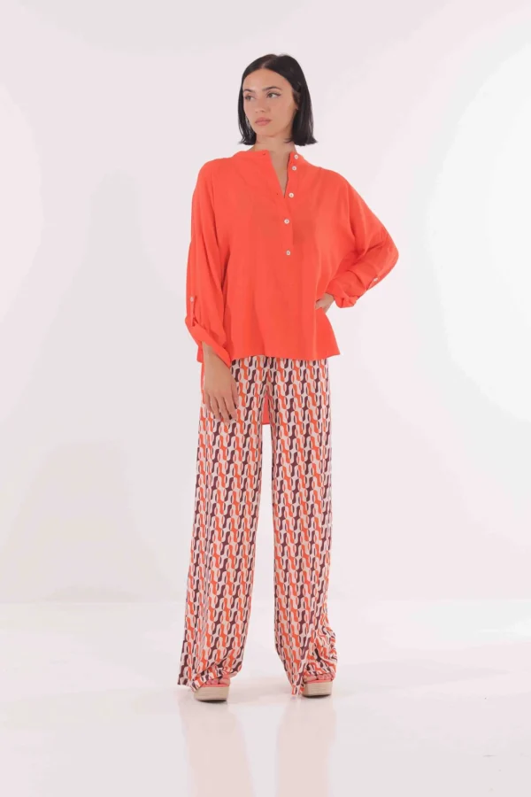 Clearance Pantaloni Palazzo Eleganti Mimì Muà Donna Pantaloni