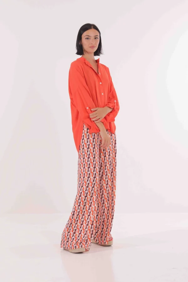 Clearance Pantaloni Palazzo Eleganti Mimì Muà Donna Pantaloni