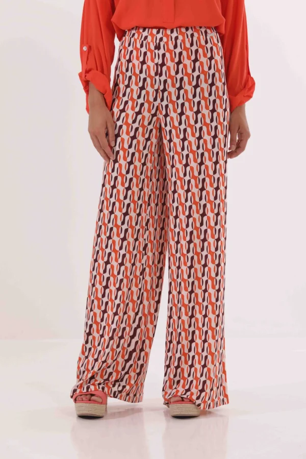 Clearance Pantaloni Palazzo Eleganti Mimì Muà Donna Pantaloni