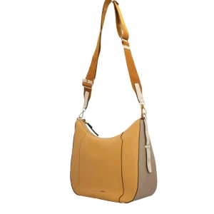 Sale borsa a tracolla in pelle con scomparto per iPad 10.2