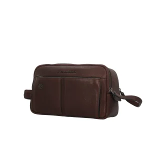 Discount Pochette in Pelle con Manico Cucito Donna Beauty Case