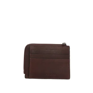 Sale Porta Carte in Pelle con Zip Uomo Portafogli