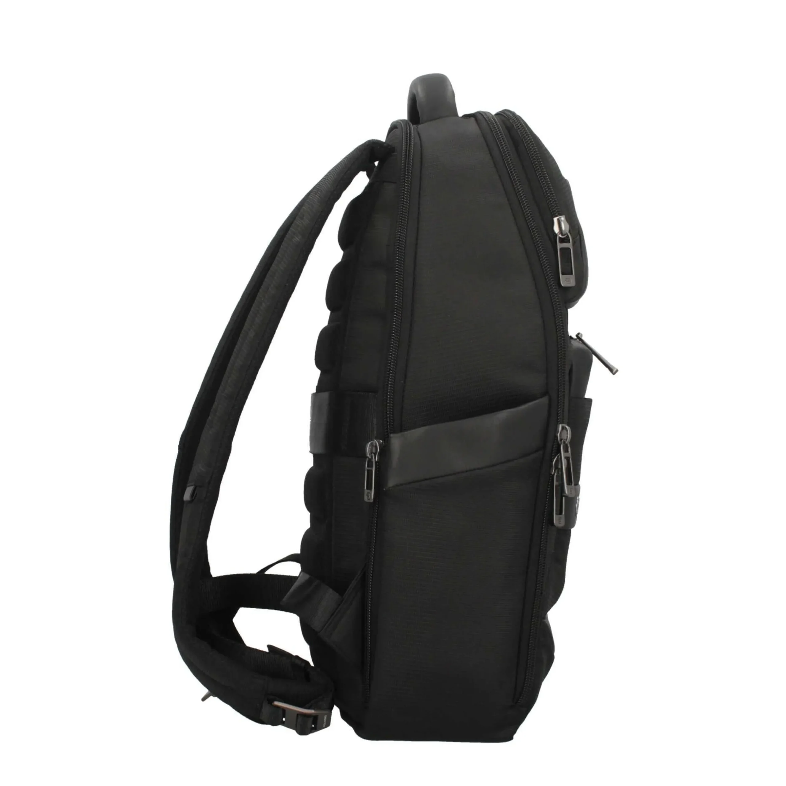 piquadro_zaino_in_pelle_e_4.webp New Zaino in Pelle e Tessuto Tecnico Uomo Zaini