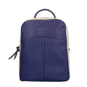 Outlet zaino porta PC 14'' in pelle con protezione RFID e tasche multifunzione Donna Zaini