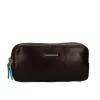 Fashion Pochette in pelle con 3 scomparti Uomo Pochette